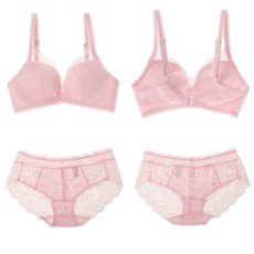에블린 19SS 컬러 레이스 노와이어브라+ 레이스사각