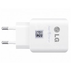 LG 정품 스마트폰 가정용 USB 고속충전기 화이트 5V9V 퀵차지 충전기, 1개