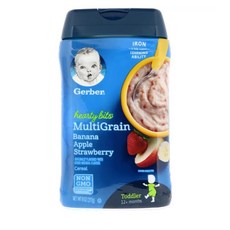 Gerber 거버 바나나 사과 딸기 멀티그레인 오트밀 시리얼 227g 6팩