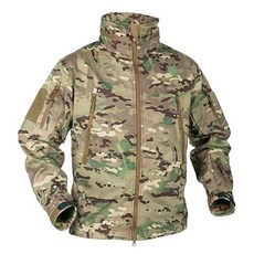 야외 방수 자켓 소프트 쉘 양털 재킷 전술 카모 코트 바람막이 의류, M-55-65KG, CP
