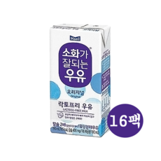 매일유업 소화가잘되는우유 오리지널 190ml 16팩, 16개