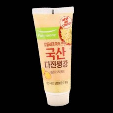 풀무원 깔끔하게짜서쓰는 국산 다진생강 80G 국산생강 93000EA