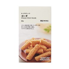 MUJI 무인양품 치즈스틱 고다치즈 80g, 1개