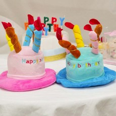 [도건몰] 펫 생일케익모자(대) dg7532, 블루/보험 가입