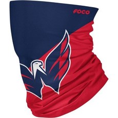 FOCO NHL 팀 로고 멀티유즈 넥 게이터 페이스 커버, One Size_Big Logo, Washington Capitals