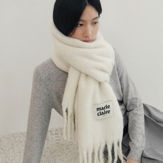 마리끌레르 WH 12/10 순차배송 퍼지 솔리드 머플러(MADDSC02MB) 192083