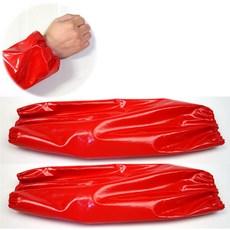 또와또장갑 *국산* 방수 팔토시 일반 고무줄끈, 적색