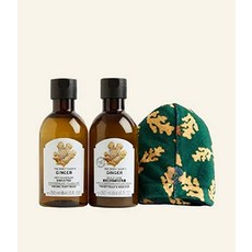 The Body Shop Ginger Shampoo & Conditioner 250ml Head Wrap Gift SET Christmas 2020, 단일상품