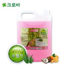 크로바 퓨톨 물비누 거품비누 4L 핸드워시 손세정제 리필, 물비누 4L, 4개