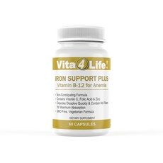 Vita4Life Iron 비타포라이프 철분 with B2 60정, 1개