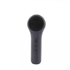 남녀공용 소닉 방수 페이셜 클렌징 브러시 충전식 각질 제거 전기 페이스 스크러버 클렌저, 1) Black, 블랙, 1개