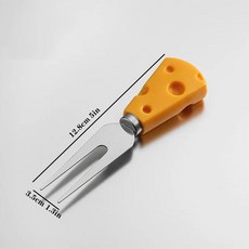 치즈 스테스 커트레이 귀여운 과일 포크 버터 피자 나이프 주방, 6.1 item