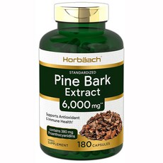 Horbaach 소나무껍질 추출물 400mg 180개, 1개