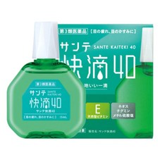 일본 안약 산테 쾌적 40 15ml 눈 건강 피로 초점 침침함