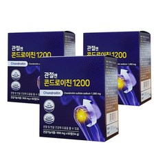 관절엔 콘드로이친 1200 900mg x 60정/ 3박스, 60정, 3개