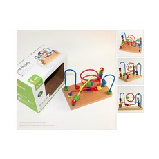 아기장난감원목롤러코스터