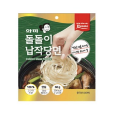 화미 돌돌이 납작당면 60g+60봉 1박스, 60개, 60g