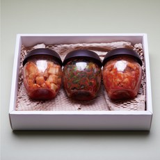 김치 3종세트(맛김치+열무물김치+깍두기), 총각김치, 1개, 500g