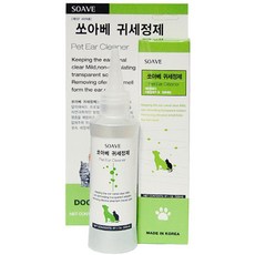 쏘아베 귀 세정제 120ml.더 케이 펫, 12개, 120ml