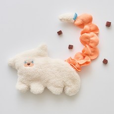 베니즈 강아지 애니멀 노즈워크 도기, 아이보리, 1개