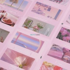 감성 풍경 스티커 로맨틱 플라워 포인트 플래너 봉투 이미지, 본상품선택