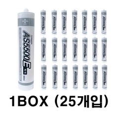 수성 실리콘 실란트 오공 AS5500E 도배용 백색 1박스(25개), 25개