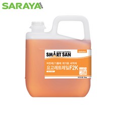 요고레트레일 F2K 5kg(스마트상 G-1K) 강력기름때제거 드럼세탁세제/주방찌든때/대용량주방세제/주방기름때/업소용세제/아기주방세제/주방용세제/오렌지세제/다목적세제/아토엔비세제, 단일 수량
