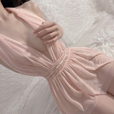글루미 블라썸 홀터넥 원피스 슬립