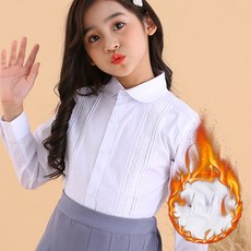 인싸모여 기모 프릴 셔츠 블라우스