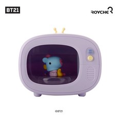 BT21 젤리캔디 TV 모형 LED 무드등 무선 저소음 휴대용 USB 미니 가습기 400ml, 망(MANG)