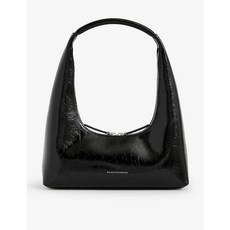 MARGE SHERWOOD Hobo shoulder bag 마지셔우드 호보 미니 크링클 가죽 숄더백 블랙 크링클