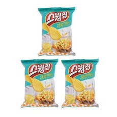 오리온 스윙칩 갈릭디핑소스맛 124g 3개