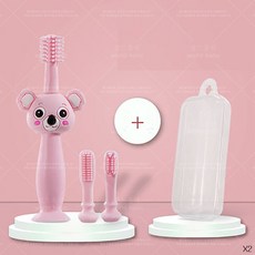 월드홀릭 어린이 칫솔모 물결모양 브러쉬 1세 2세 3세 초미세털 베이비칫솔 dTYS06, 1개, X2
