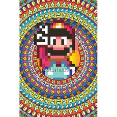 MAXI Poster 포스터 61x91 - 슈퍼 마리오 / Super Mario (Power Ups), 프레임없음 전면코팅(반광택)