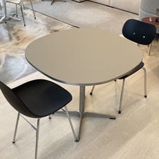 둥근 사각 카페테이블/ ECO HPL FENIX 이클립스 윌리 더 엣지 / 4 size, HPL WHITE, WILLY SILVER, 600