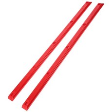 프로 스케이트보드 범퍼 전문 롱보드 레일 견고한 부품 교체 가능한 리브 뼈 2 개, [01] Red