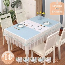 식탁보 발수 테이블 커버 북유럽 매트 직사각형 비닐 ins 바람 식사 두꺼운 pvc 소재 속건 내열, 01 작풍 7, 1개