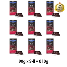 기라델리 인텐스다크 카카오 92%, 810g, 6개