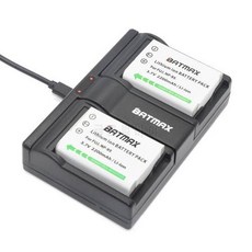 2Pcs 2200mAh NP-95 NP95 np 95 배터리 + USB 듀얼 충전기 Fujifilm FinePix, 상세내용참조