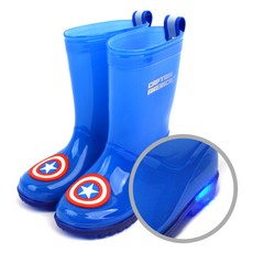 MINI Q BIG (MV0337) 캡틴 아메리카 LED 레인부츠 Captain America Rainboots