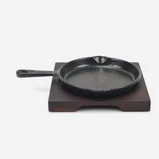 CMN냉삼불판 닭갈비팬 삼겹살후라이팬 불고기불판 곱창불판 직화구이 스테이크 무쇠 원형 주물팬, 본상품