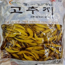 국산 3대가 즐겨먹는 맛난 고추지4kg, 4kg, 1팩