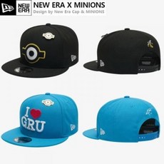 뉴에라 950 X 미니언즈 고글 스냅백 2종 모음 12864961 12864960