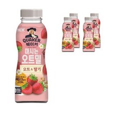 퀘이커 마시는 오트밀 봄 딸기, 50g, 25개