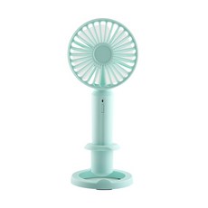 환풍기 휴대용 포터블 탁상 미니형 usb디퓨저 선풍기 충전 학생 핸디 테이블, T01-그린색
