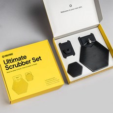Tooletries 툴레트리스 얼티메이트 스크럽 set (다크그레이)_바디스크럽 페이스스크럽 페이스스크럽 홀더 다용도후크 구성, 1세트, 1세트