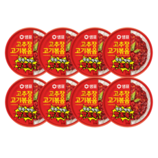 샘표 우리엄마 고추장 고기 볶음, 95g, 8개