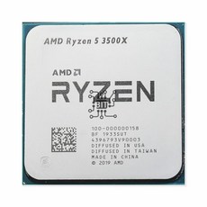 AMD Ryzen 5 3500X R5 3500X 3.6 GHz 6 코어 6 스레드 CPU 프로세서 7NM 65W L3 = 32M 00 00000058 소켓 AM, 한개옵션0 - 라이젠3500x