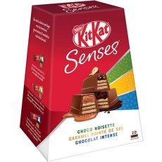Nestlé KITKAT Senses Mix Pack 크리스마스 초콜릿-밀크 초콜릿으로 코팅 된 다양한 웨이퍼-200g 상자
