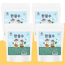 한결수 국내산 채수 야채 유식 아기 유아 아이 베이비 육수 팩 반찬 국 죽 중기 후기 돌아기 재료 간편, 40g, 4개 - 짱죽맘마짱